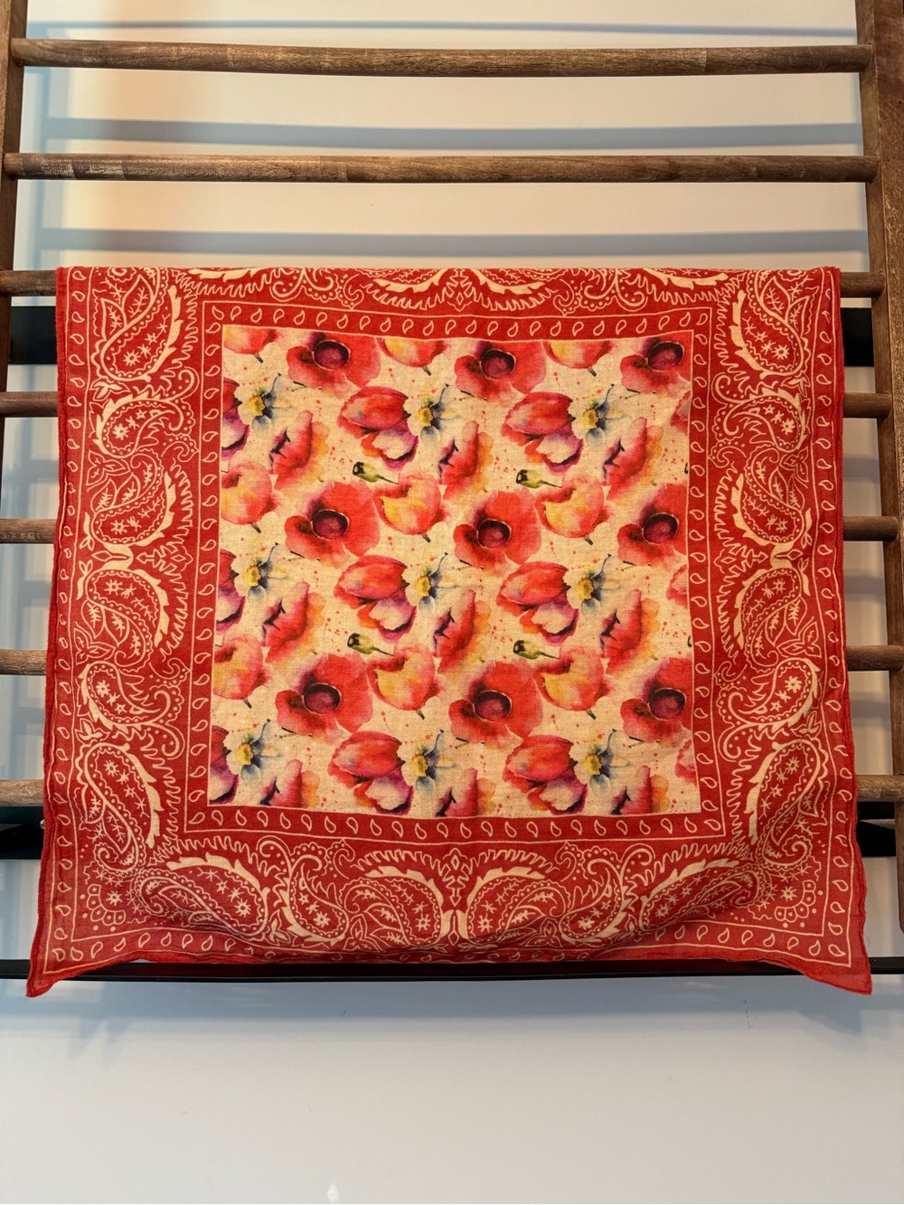 Watercolor Floral Bandana